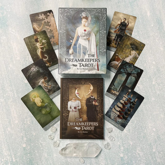 📋 Copy  
Dreamkeepers Tarot by Liz Huston – stunning tarot deck inspired by Native American stories with vibrant, culturally rich imagery.
