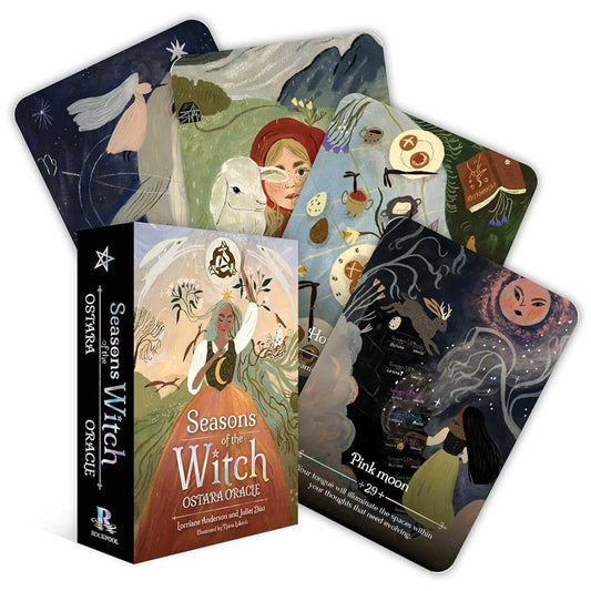 📋 Copy  
Seasons of the Witch: Yule Oracle by Juliet Diaz & Lorriane Anderson – festive oracle deck honoring winter magic and Yule celebrations.
