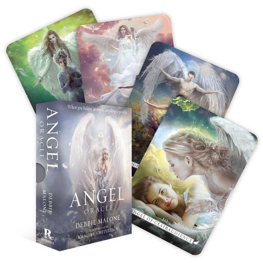 📋 Copy  
Angel Reading Cards by Debbie Malone – gentle oracle deck featuring angelic guidance and soft, uplifting illustrations.

