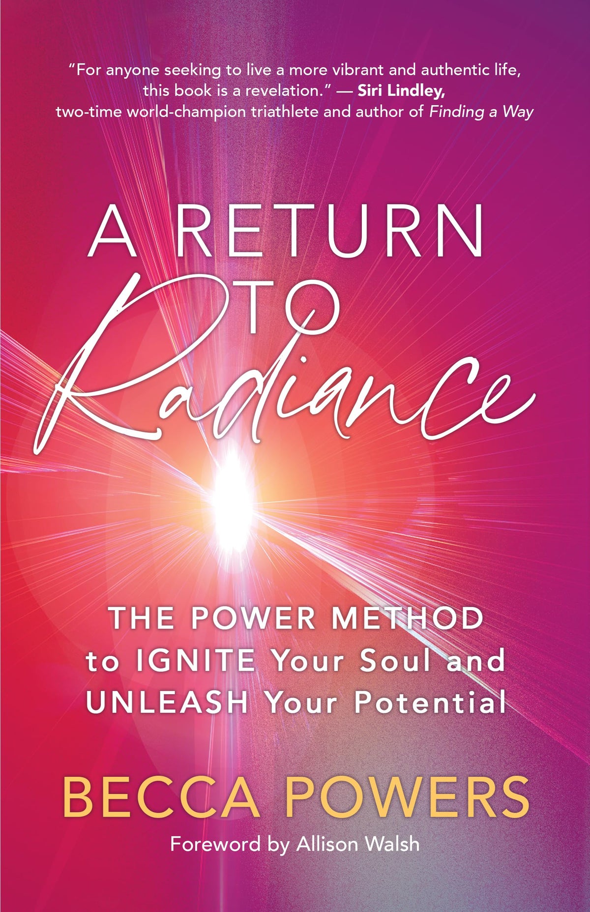 Copy
A Return to Radiance by Becca Powers – the POWER Method journal to ignite your soul and unleash personal potential.
