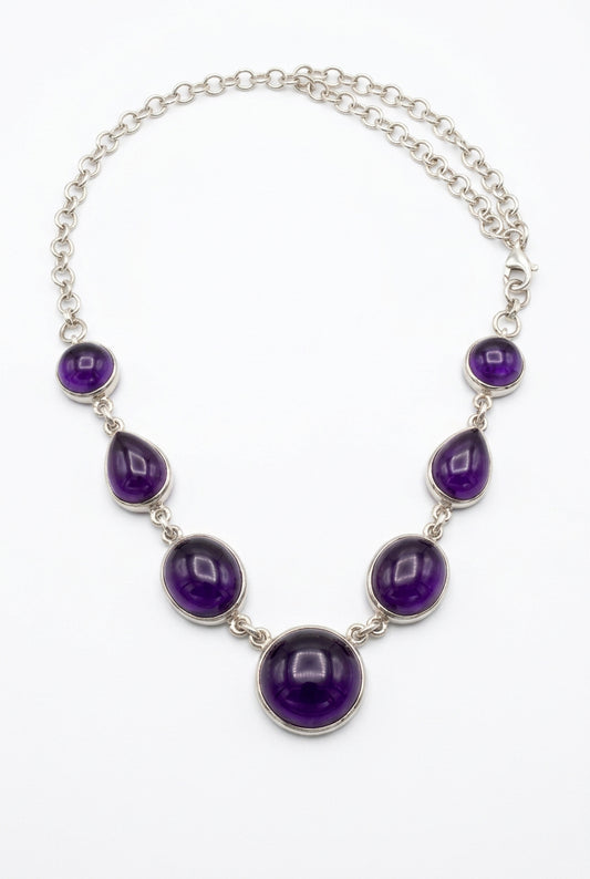Amethyst .925 Silver Necklace
