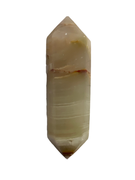 Oynx Double Terminated Crystal Point - Tumbled