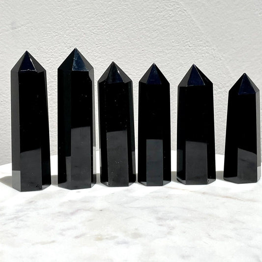 Black Obsidian Tower 4-5" - Mexico