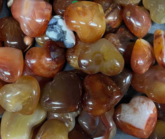 Carnelian Small Heart Madagascar 2ND