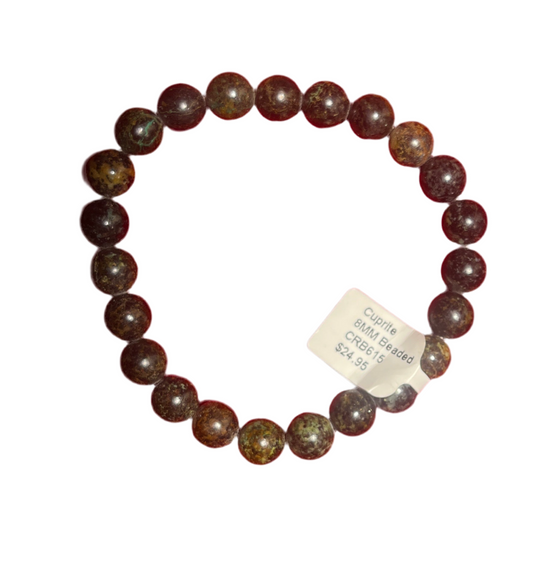 Cuprite 8MM Beaded Bracelet