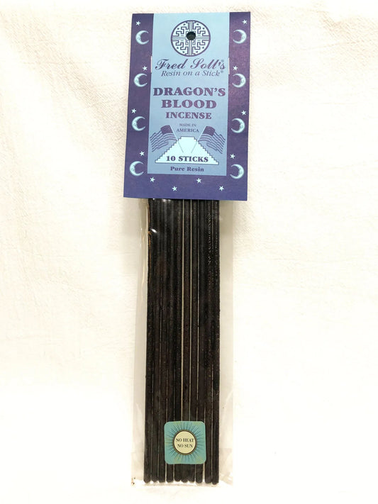 Dragon's Blood Pure Resin Incense 10 Sticks Per Pack