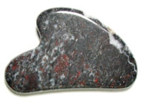 Brecciated Flower Jasper Gua Sha 50x81