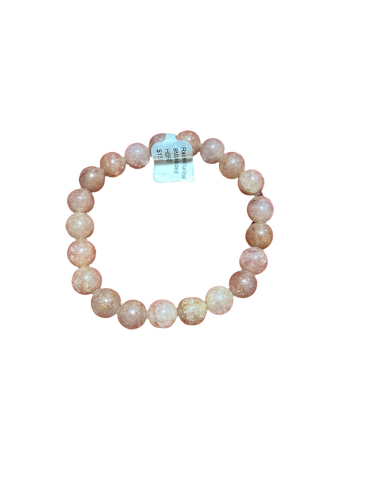 Red Aventurine 8MM Beaded Bracelet