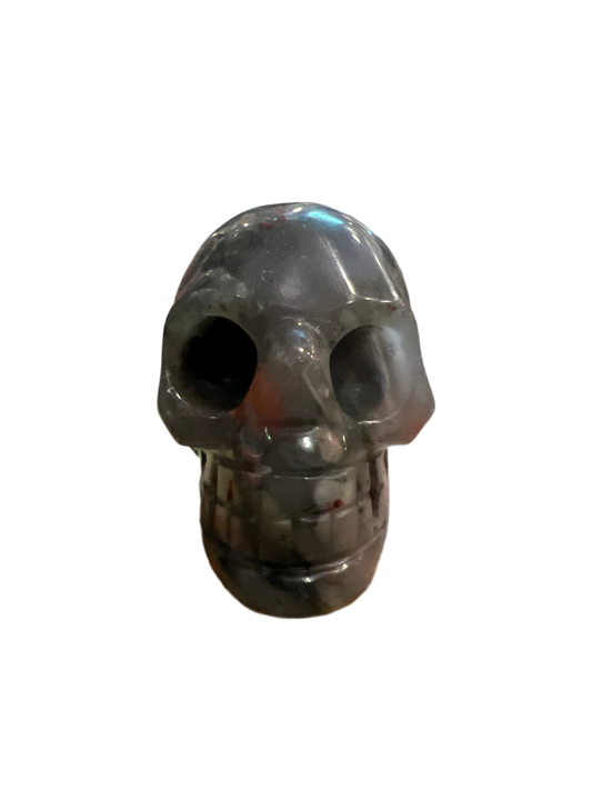 Bloodstone Crystal Skull Shaped 50mm