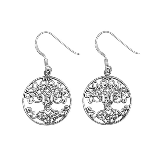 Tree Of life .925 Sterling Silver Earrings
