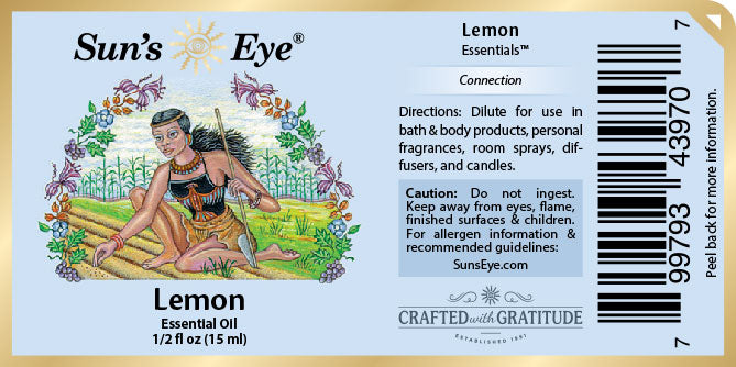 Lemon Essential Oil Sun's Eye .5 fl oz