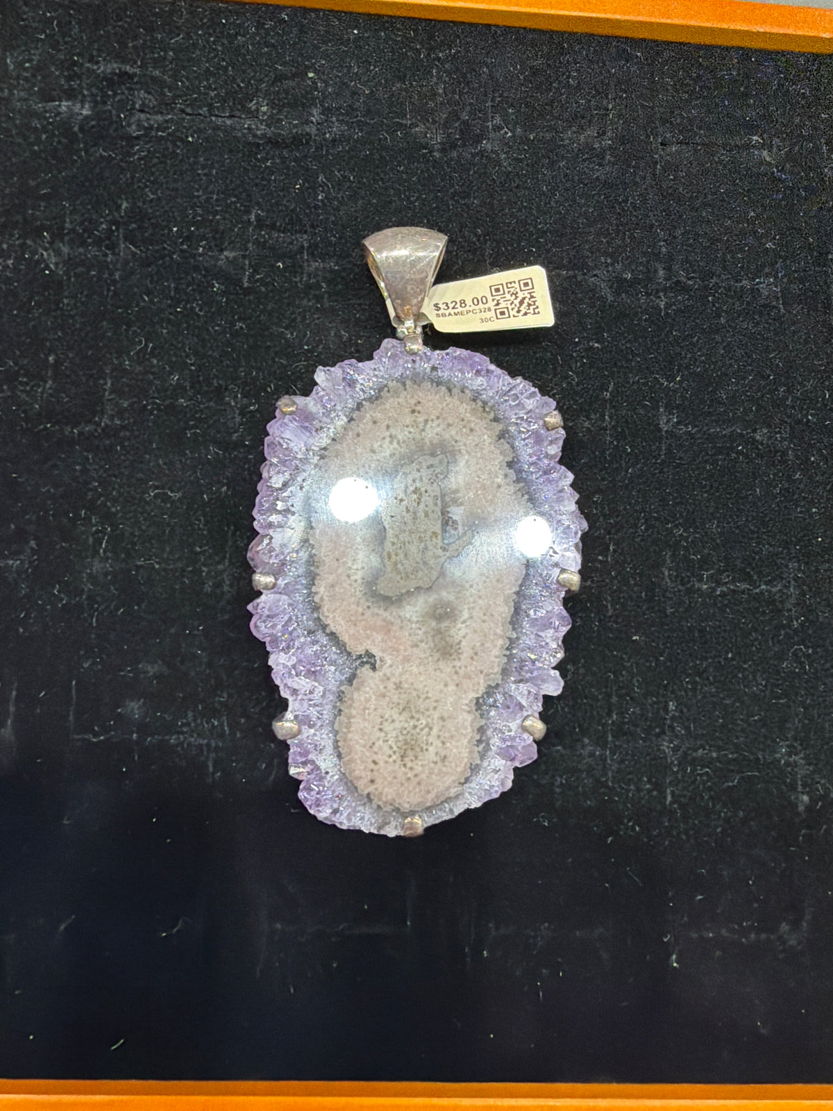 Amethyst Sterling Silver Pendant