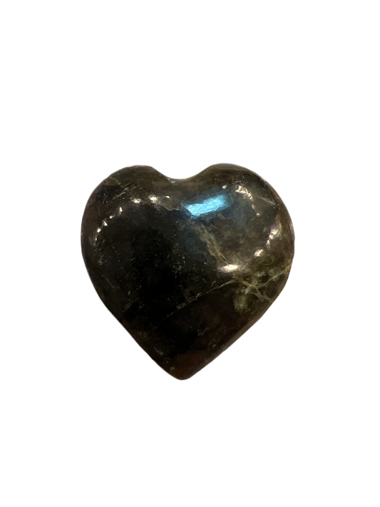 Labradorite Heart Shaped Crystal