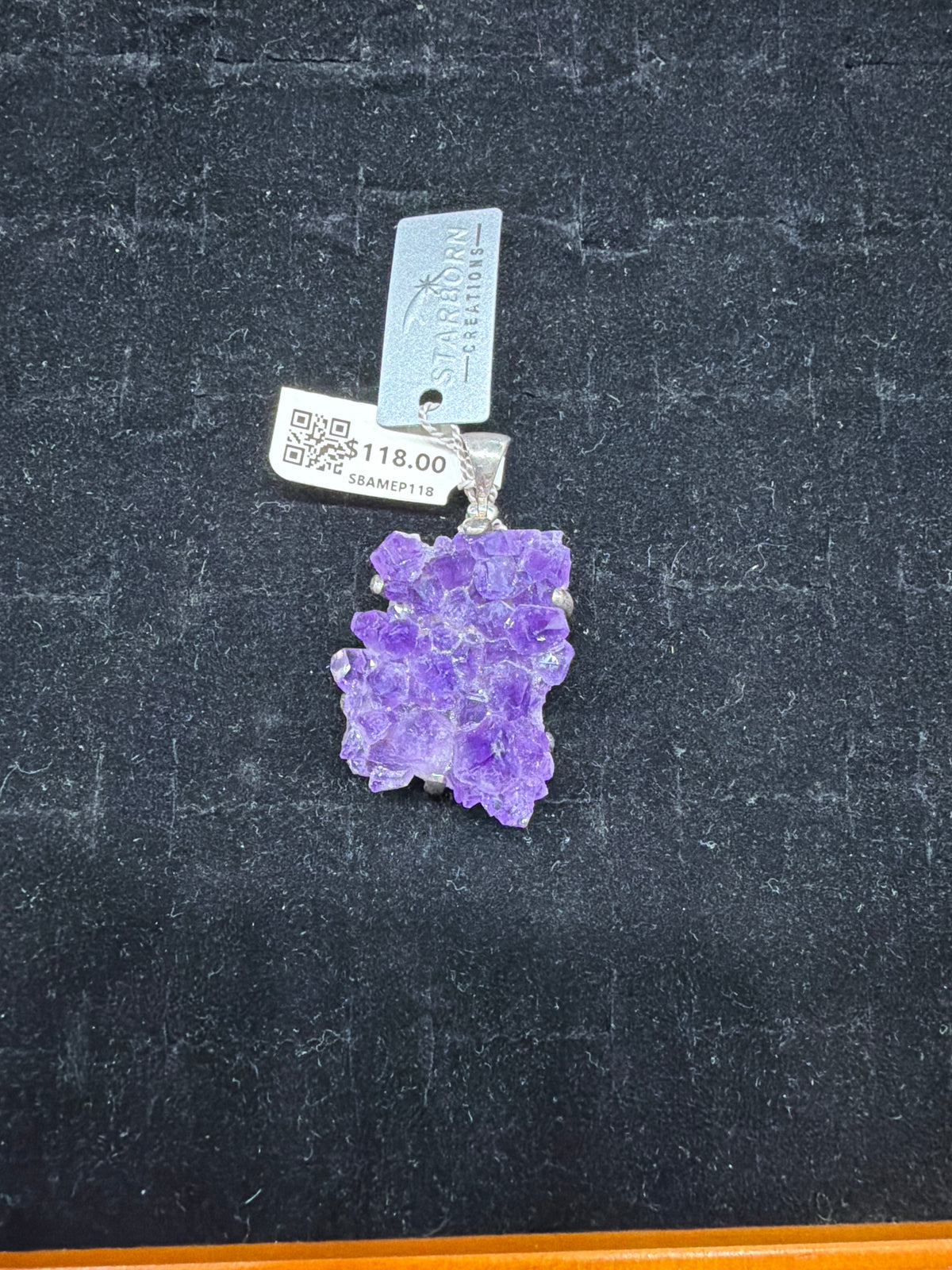 Amethyst Sterling Silver Pendant