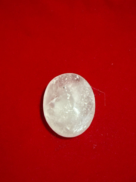Clear Quartz Palm Stone