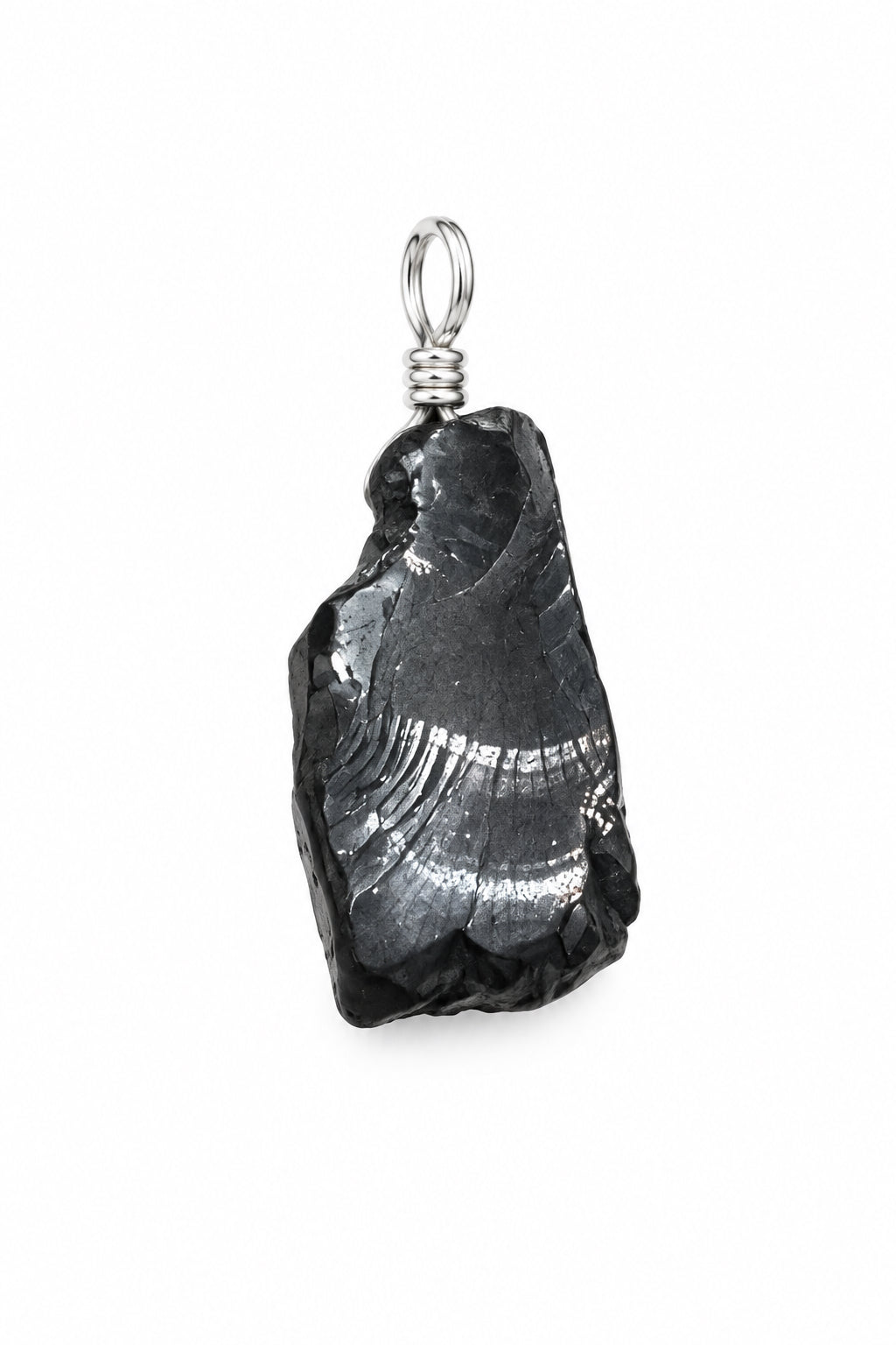 Noble Shungite Sterling Silver Pendant