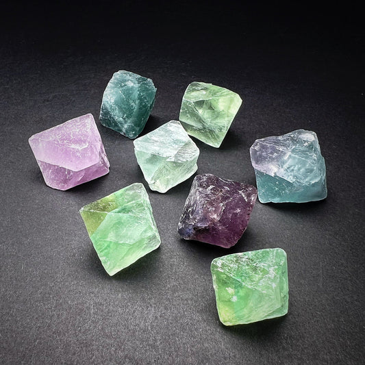 Fluorite Octahedron - Unpolished - 50mm Approx