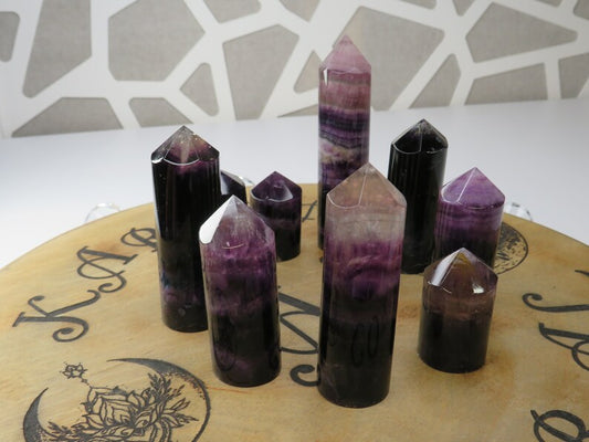 Fluorite Cylinder Tower 2.75-3.5"