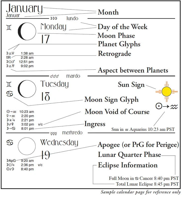 2027 We'Moon Datebook: Moon Calendar & Astrological Planner