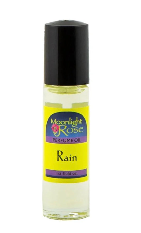 RAIN- MOONLIGHT ROSE BODY PERFUME OIL ROLL ON 1/3oz