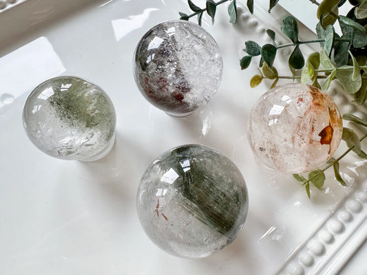 Shamanic Garden Quartz Sphere