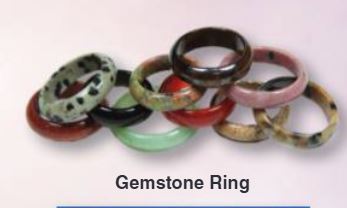 Gemstone 6MM Domed Band Ring