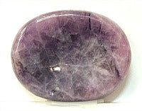 Amethyst Worry Stone Thick 1.5x1.2"