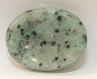Kiwi Jasper Worry Stone Thick 1.5x1.2"