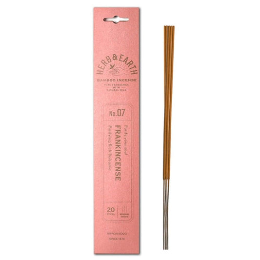 Herb & Earth Frankincense Bamboo Incense Sticks