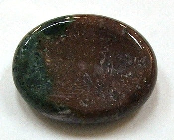 Indian Agate Worry Stone Thick 1.5x1.2"