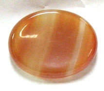 Carnelian Worry Stone Thick 1.5x1.2"