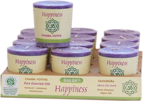 Happiness Chakra Votive Candle