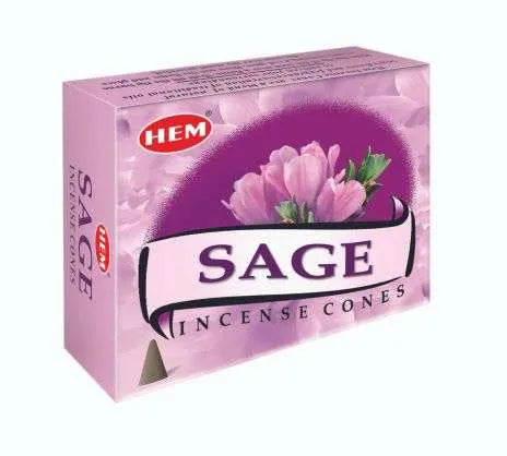 Hem Sage Traditional Incense Cones (10)