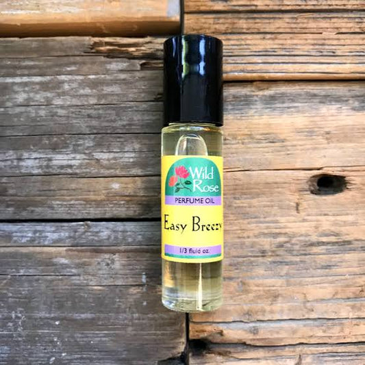 EASY BREEZY- MOONLIGHT ROSE BODY PERFUME OIL ROLL ON 1/3oz