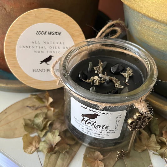 Jen's HEKATE Reiki Charged Candles with charm