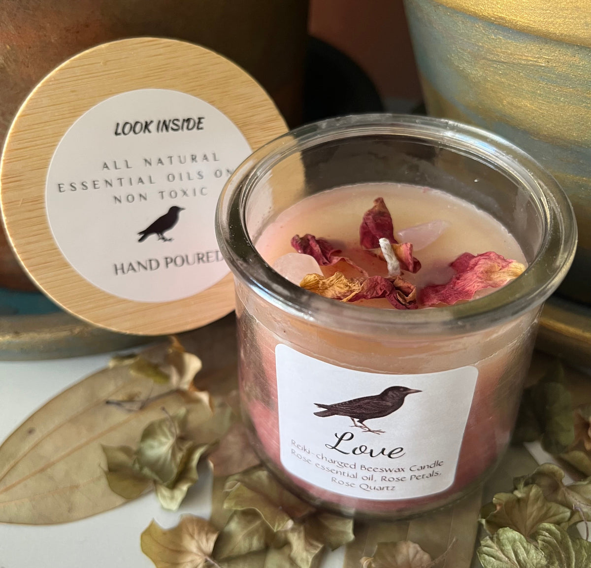 Jen's LOVE Reiki Charged Candles