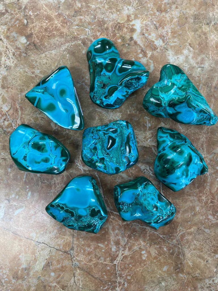 Natural Raw Chrysocolla Malachite Cong Crystal