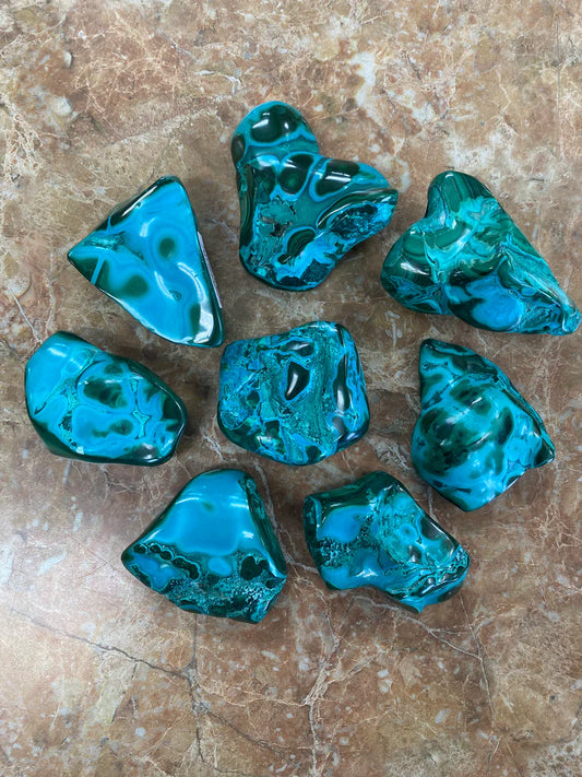 Natural Raw Chrysocolla Malachite Cong Crystal