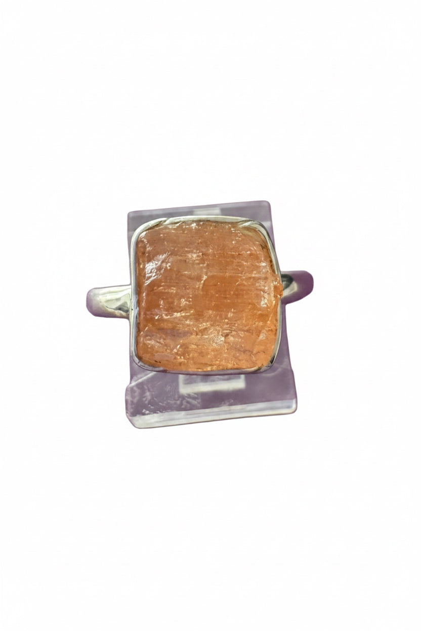 Imperial Topaz .925 Silver Ring Size 7