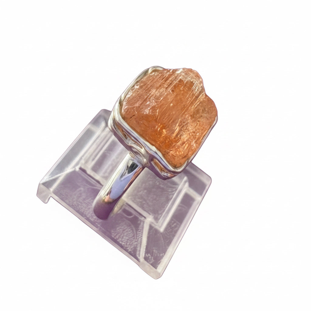 Imperial Topaz .925 Silver Ring Size 7