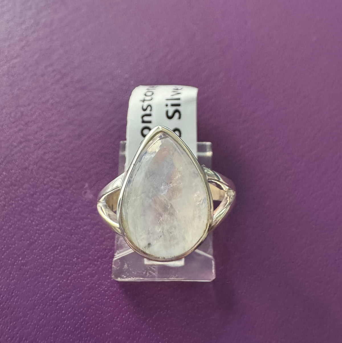 Moonstone .925 Silver Ring Size 6.5