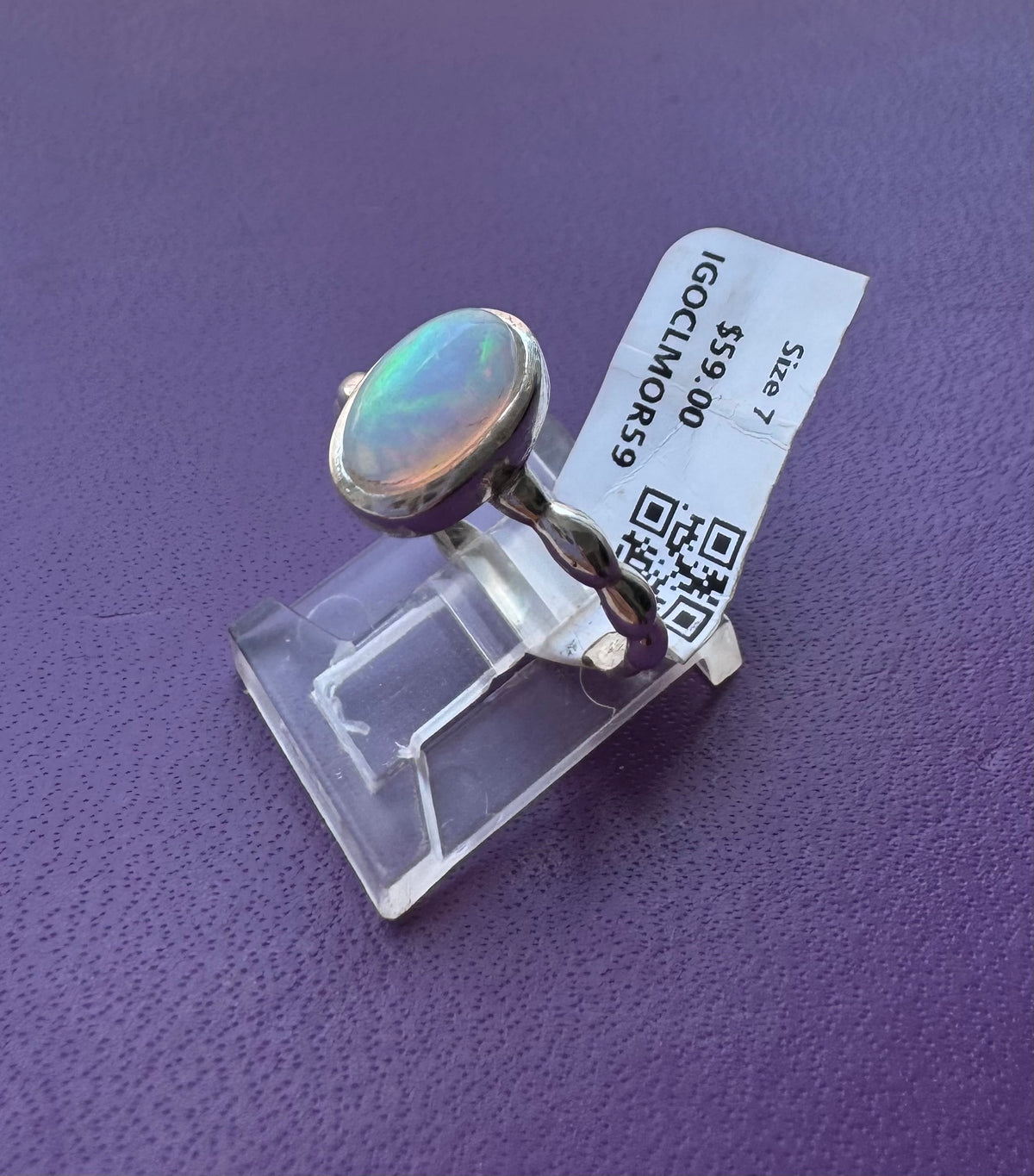Ethiopian .925 Silver Ring Size 7