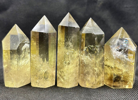 Lemon Quartz Tower 4-5"