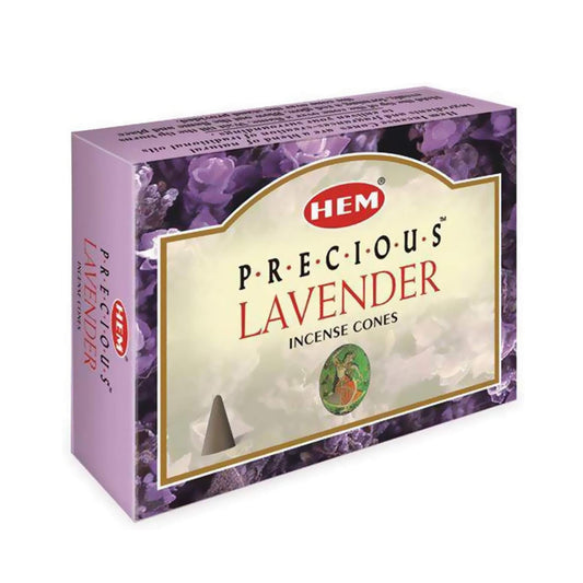 Hem Precious Lavender Traditional Incense Cones (10)