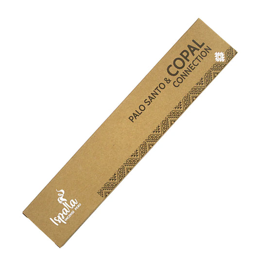 Ispalla Incense Peru Palo Santo & Copal Connection – natural incense blend for spiritual connection, cleansing, and meditation.
