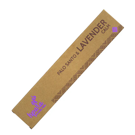 Ispalla Incense Peru Palo Santo & Lavender Calm – soothing incense blend for relaxation, peace, and calming spiritual energy.
