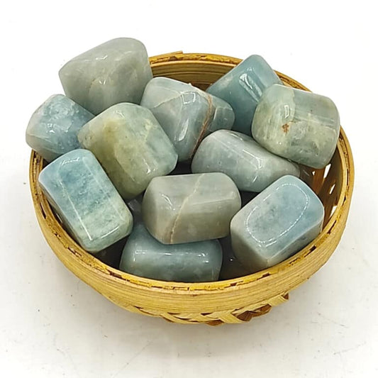 Aquamarine Tumbled 20-35MM - India