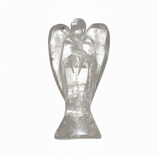 Clear Quartz 3" Carved Angel