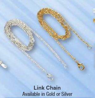 24" Gold-Plated Link Chain