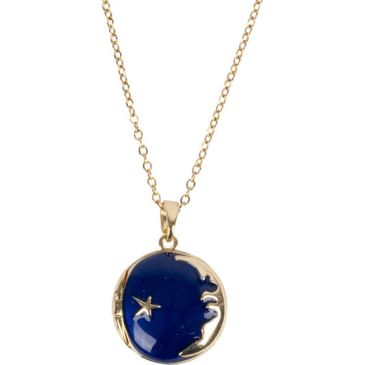 DARK SKY GOLD TONE STAINLESS STEEL NECKLACE